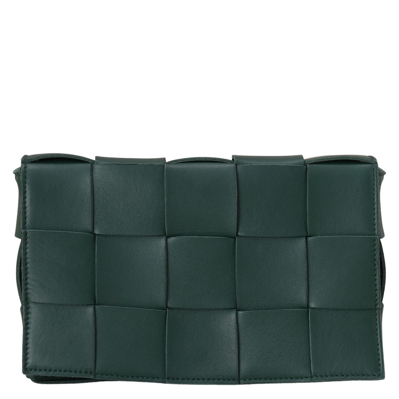 BOTTEGA VENETA(USED)보테가베네타 그린 카세트 미디움 백